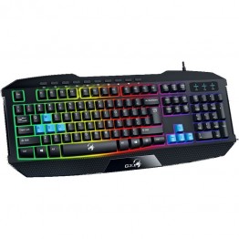 Tastatura Genius Scorpion K215 , Gaming , Iluminare LED , Negru